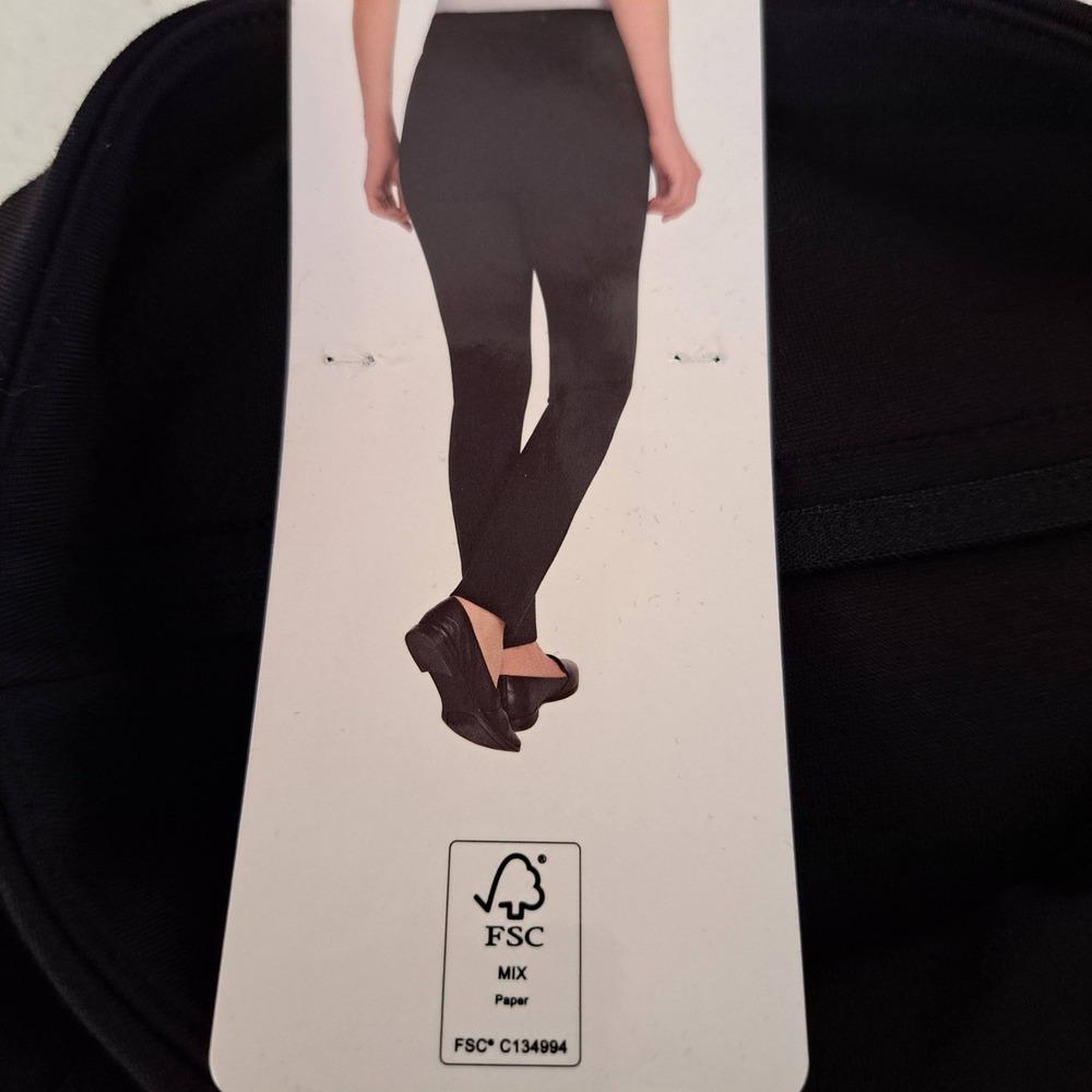 Dalia Slim Leg Pants Women M Black NWT Tummy Control Mid Rise 913-255-B11 - Picture 2 of 3